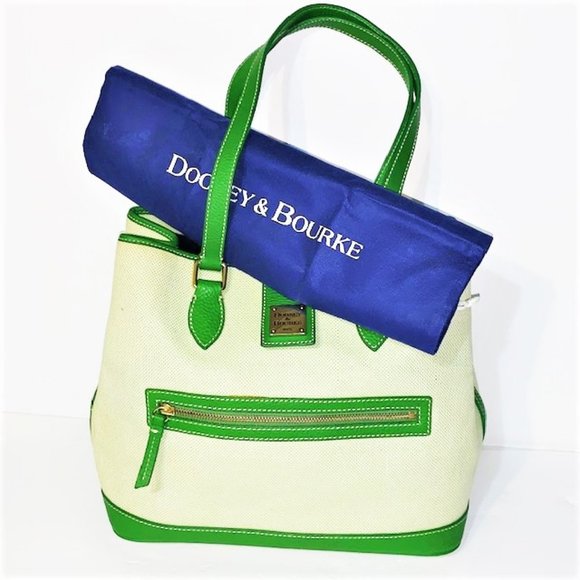 Dooney & Bourke Handbags - DOONEY & BOURKE Leather Trim X-Large Tote